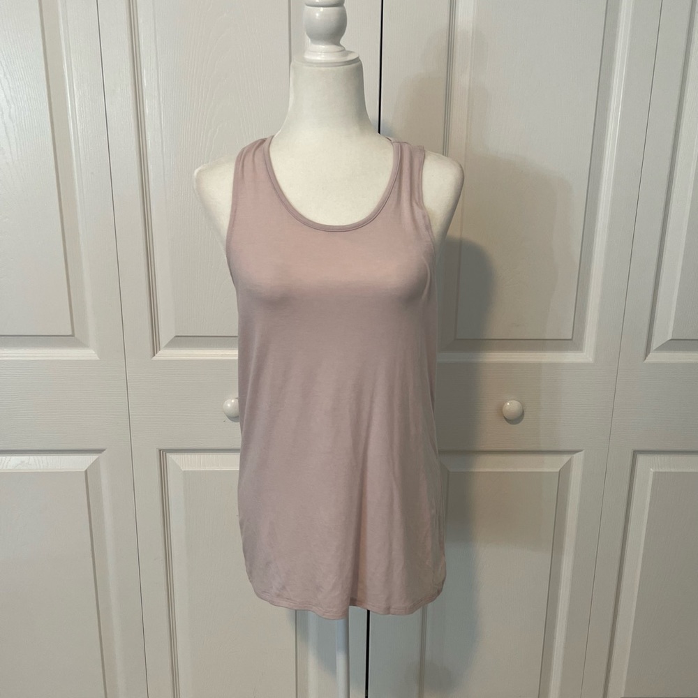 Athleta Cross Back Tank Light Pink